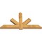 Ekena Millwork Kennewick Rough Sawn Timber Gable Bracket, Western Red Cedar, 72"W x 39"H x 4"D x 6"F, 13/12 Pitch GBW072X39X0406KEN00RWR - alternate 3